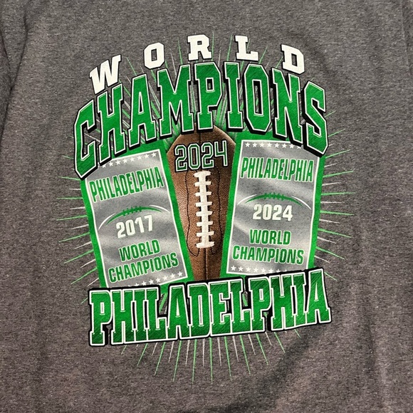 NFL Philadelphia Eagles World Two-Time Champions Tee - Picture 2 of 2